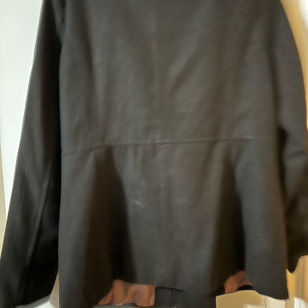 Thread & Supply black pea coat size L - Picture 3 of 4